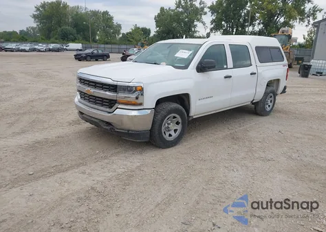 2017 Chevrolet Silverado 1500 Wt из США, поврежденный, VIN 3GCUKNECXHG432520